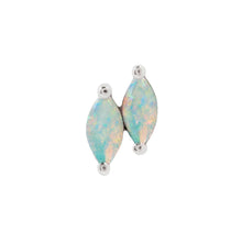 Load image into Gallery viewer, Double Zuri Marquise Opal Threadless End