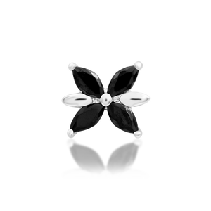 Lilliana - Black CZ Threadless End