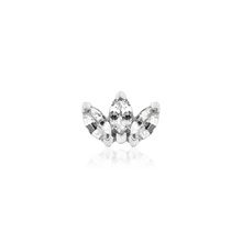 Load image into Gallery viewer, Triple Marquise Swarovski® Threadless End