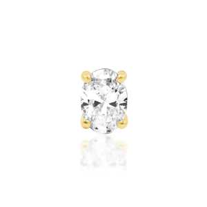 Diamond Oval Threadless End