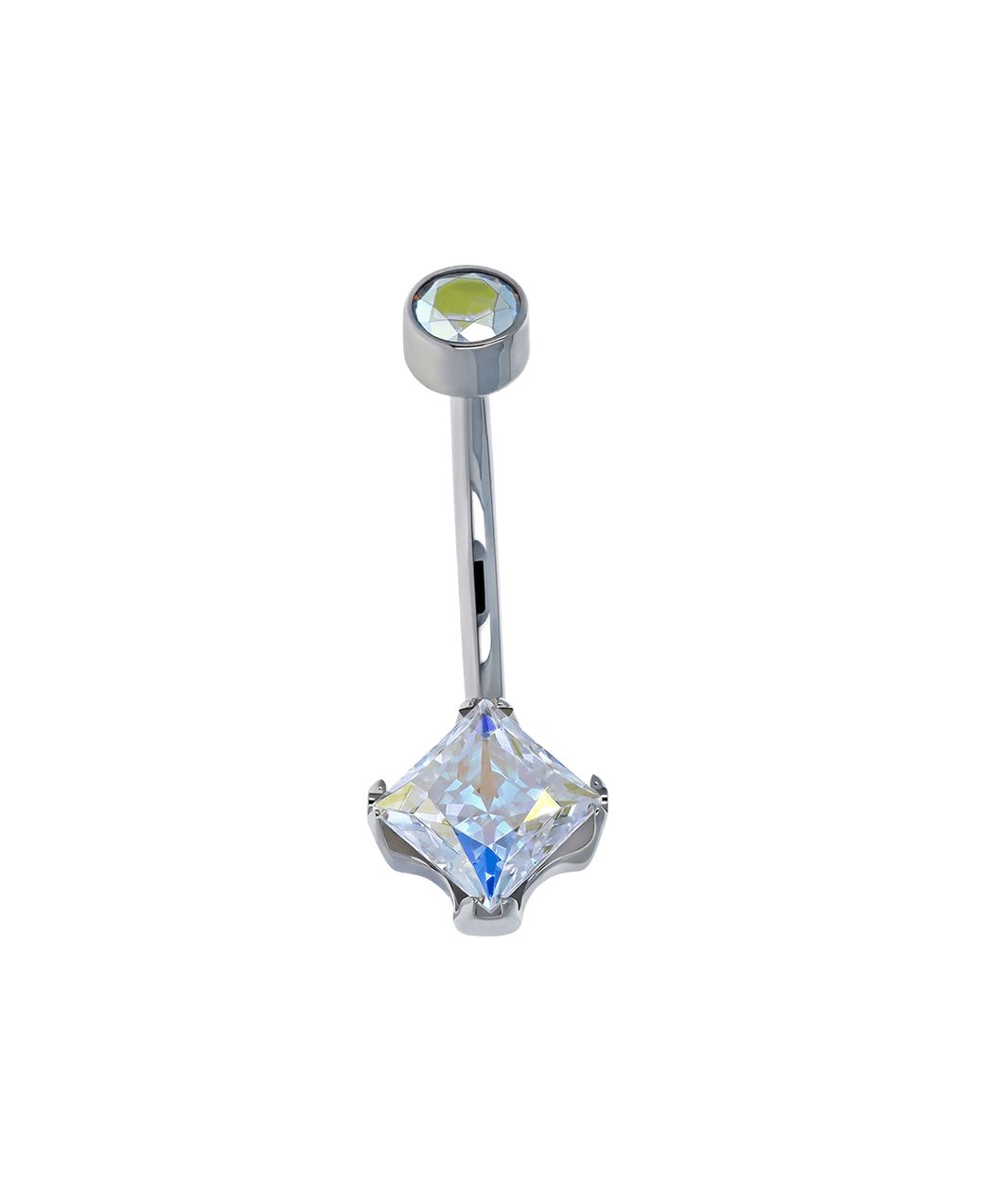 Mini Princess Navel Curve 14G Curved Barbell