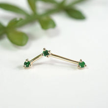 Load image into Gallery viewer, Astera 3 Faceted Gemstone Threadless End