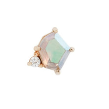 Load image into Gallery viewer, Elicit Mercury Mist Topaz Threadless End