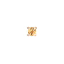 Load image into Gallery viewer, Citrine Prong Threadless End
