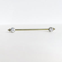 Load image into Gallery viewer, Haute Couture Gem Industrial Barbell