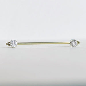 Haute Couture Gem Industrial Barbell