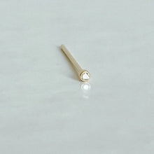 Load image into Gallery viewer, Solid Gold Nostril Screw with Swarovski®