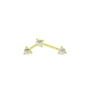 Astera 3 Cabochon Gemstone Threadless End