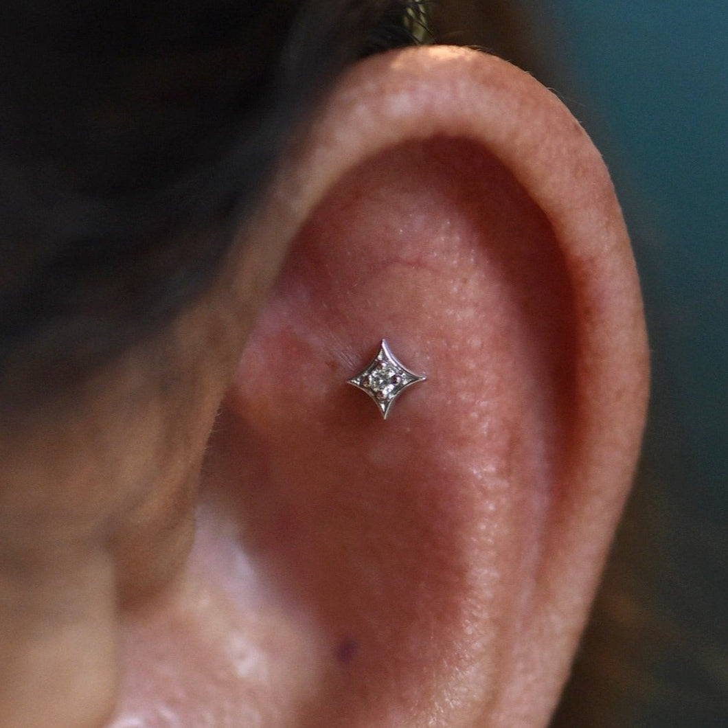 Zara Threadless End (Various Faceted Gems)