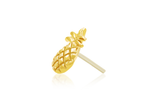 Load image into Gallery viewer, Gold Pineapple Threadless End